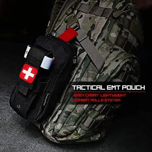 First Aid Kit Medical EDC Pouch Tactical Outdoor Medical Bag Tourniquet Scissors Waist Bag Tactical Survival Bag