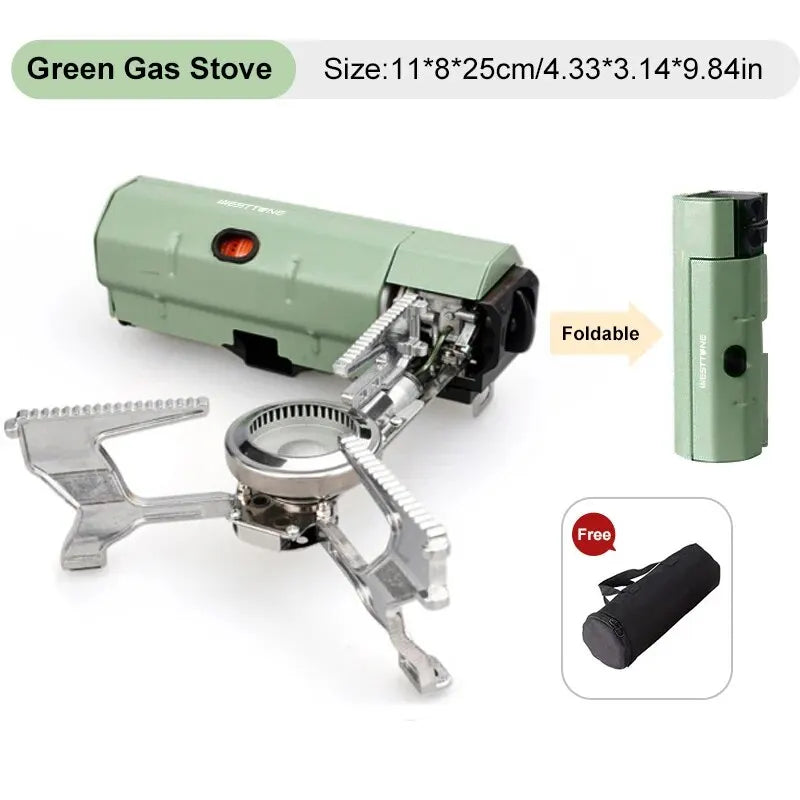 2670W Portable Camping Gas Stove, Folding Cassette Burner