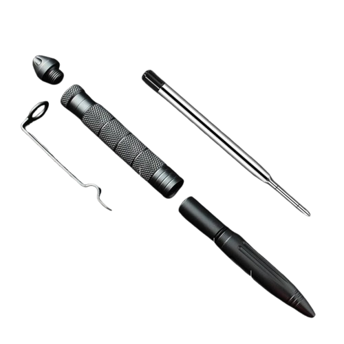 High Quality Metal Self Defense Tactical Pen School Student Office Ballpoint Pens Emergency Glass Breaker Survival Supplies