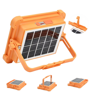 Solar LED Lantern, Rechargeable, Outdoor Camping Floodlight