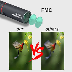 2000X24 HD Monocular Telescope, Mini Portable