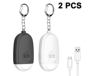 2 GP100 SOS Safety Alarms - English Black + English White