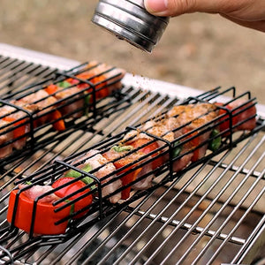 Portable Stainless Steel BBQ Grilling Basket Nonstick Tools