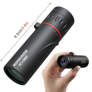 2000X24 HD Monocular Telescope, Mini Portable