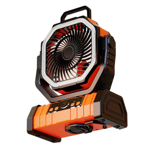 20000mAh Camping Fan with Light, Remote & Ceiling Air Circulator