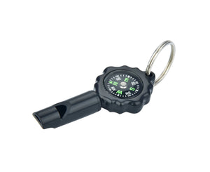 2 in 1 Survival Emergency Whistle Compass for Outdoor Camping Hiking Useful Tool