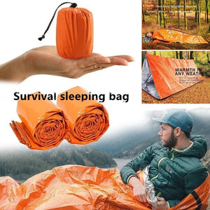 Outdoor Life Bivy Bag & Emergency Blanket, Waterproof