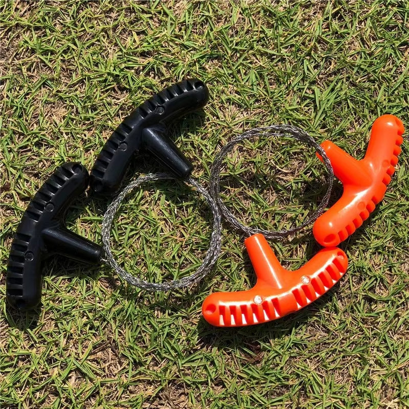 Manual Steel Rope Chain Saw - Portable Emergency Survival Tool