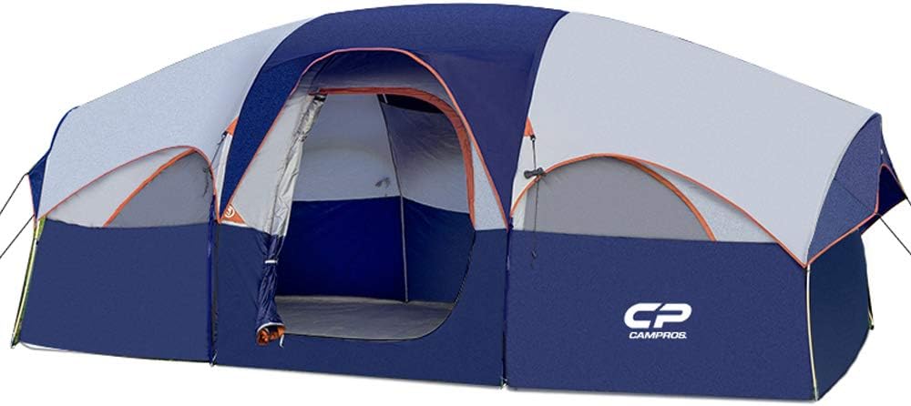 Tent 8 Person Camping Tents, Weather Resistant Family Tent