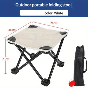 1 Folding Stool Camping Hike Beach Trip Picnic Fishing Seat Tool Outdoor Camping Portable Seat Garden Stool Floor Chair Camping