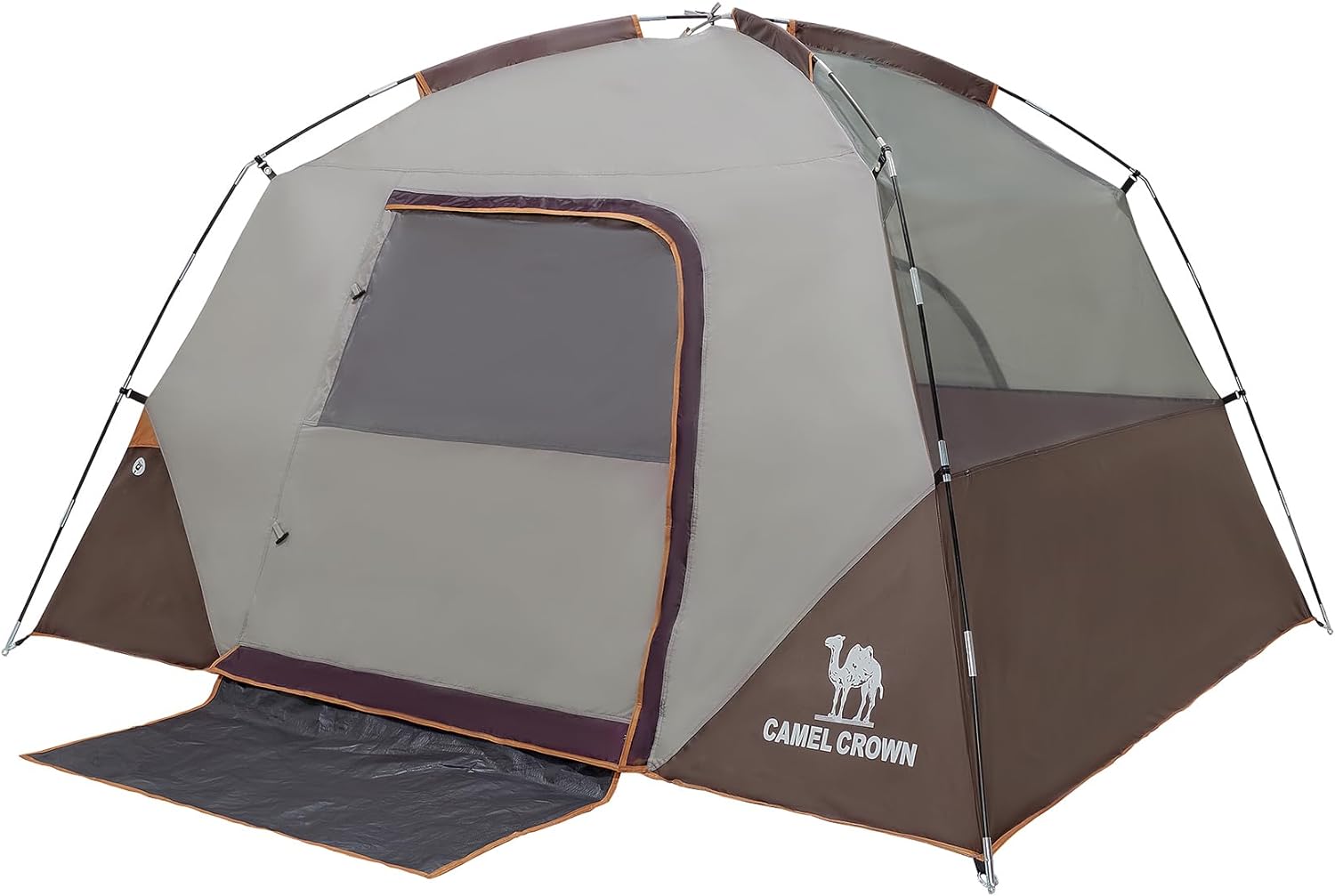 Tent for Camping 4 Person Tent Waterproof Easy Setup with Floor Mats