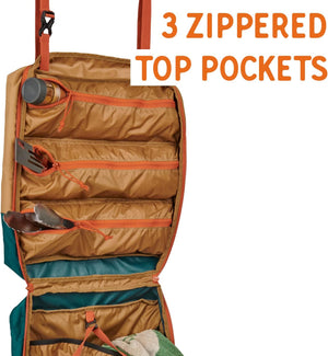 Camp Kitchen Organization Kit, Pockets, Compartments Outdoor Cooking Essentials