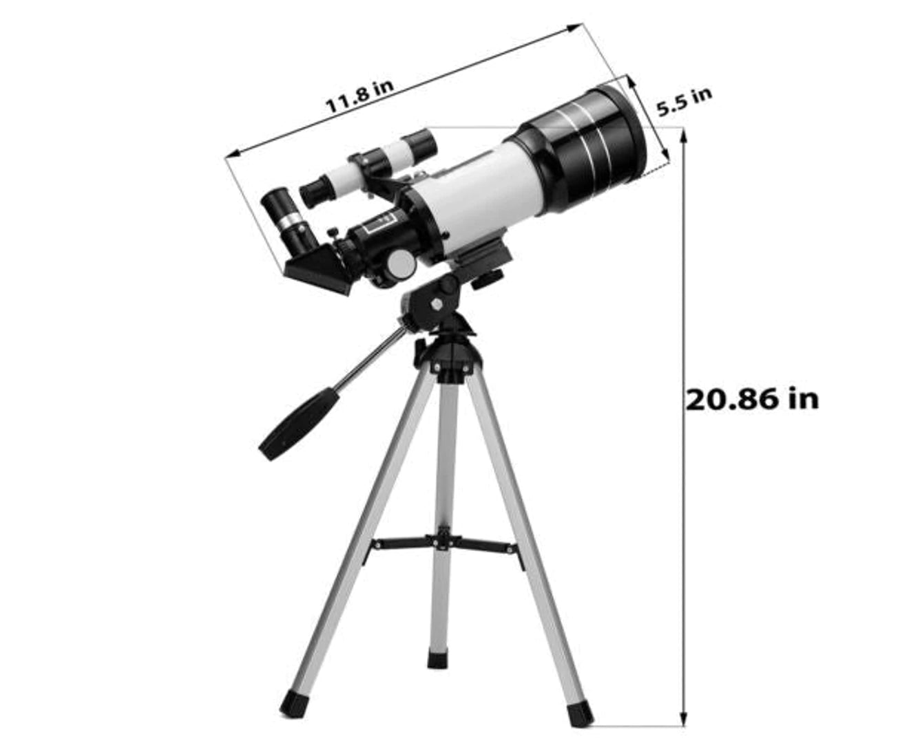 Astronomical Telescope Space 300Mmx70Mm Monocular W/Tripod Phone Holder Outdoor