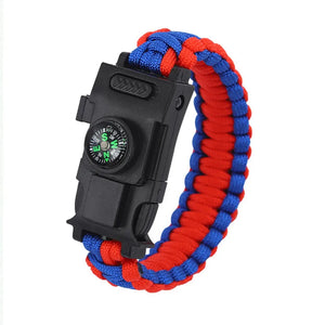 Emergency Paracord 550 4Mm Led Lights Camping Rope Parachute Cord Bracelet Survival Multifunction Outdoor Tools Camping Survival