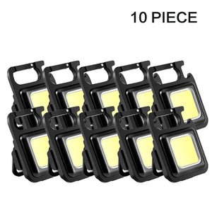 Flashlight Mini Keychain Lamp 4-Mode Waterproof EDC Torch