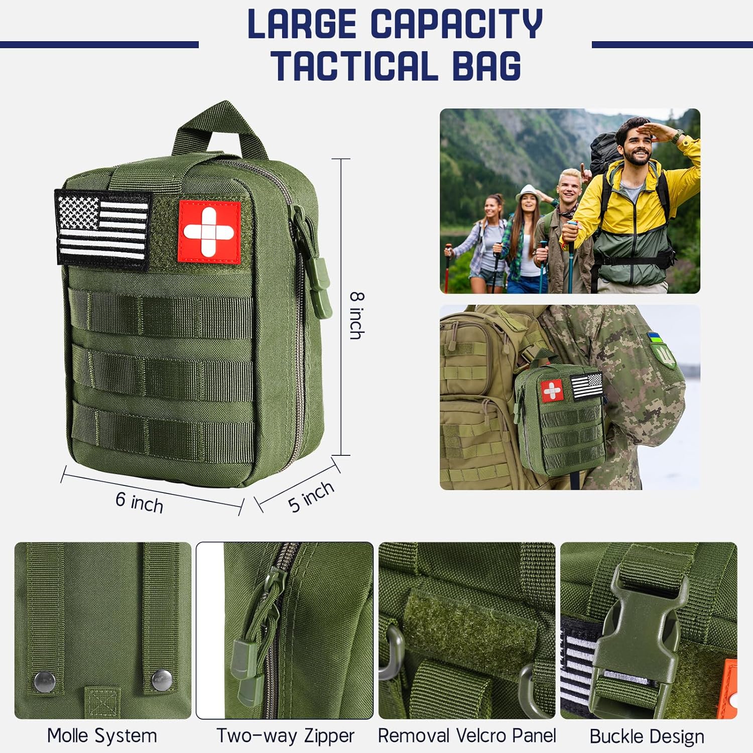 Survival Kits, 149Pcs Survival Gear First Aid Kit