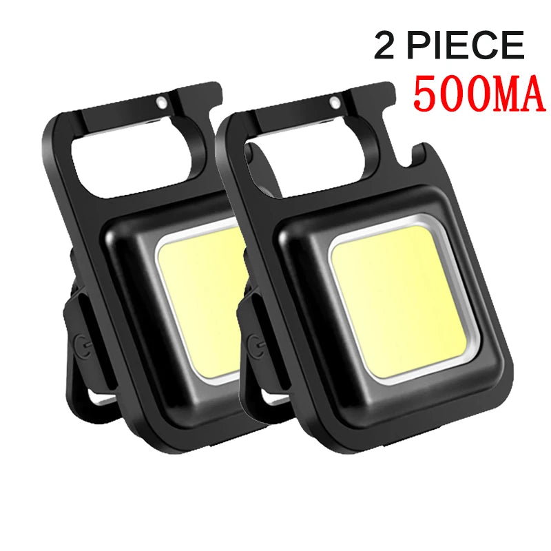 Flashlight Mini Keychain Lamp 4-Mode Waterproof EDC Torch