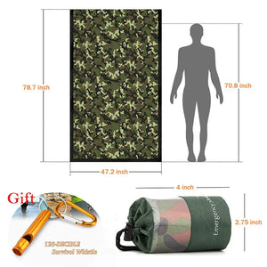 Outdoor Life Bivy Bag & Emergency Blanket, Waterproof