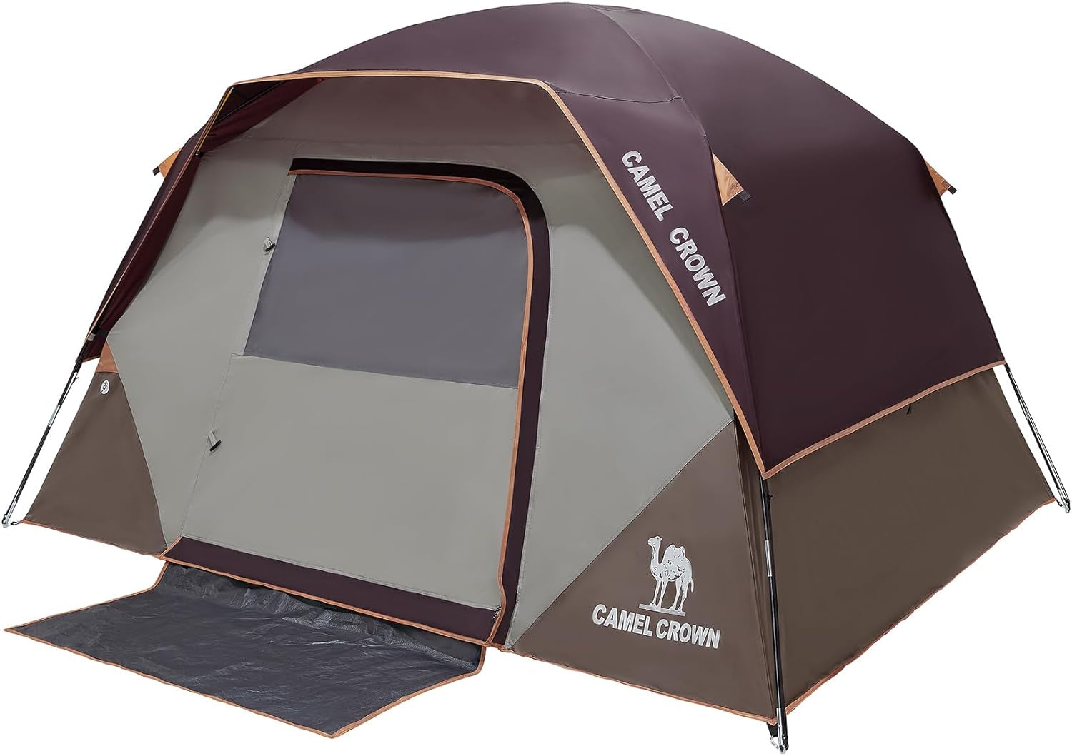 Tent for Camping 4 Person Tent Waterproof Easy Setup with Floor Mats