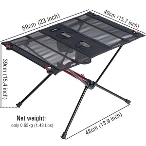 Ultralight Camping Table Outdoor Portable Collapsible Aluminum Alloy Folding Table Tourist Tables Camping Equipment