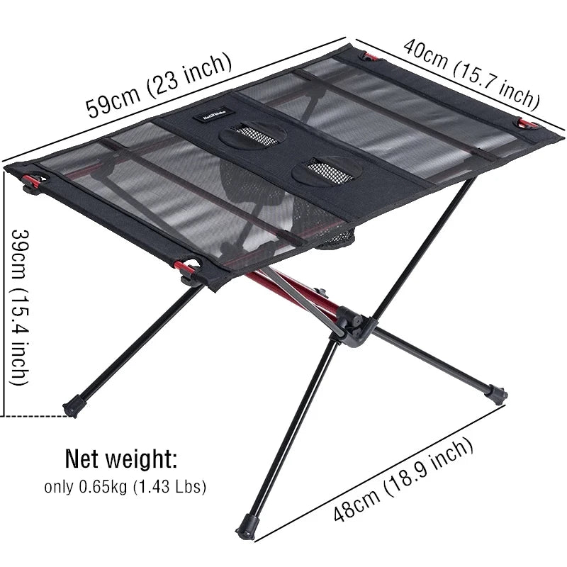Ultralight Camping Table Outdoor Portable Collapsible Aluminum Alloy Folding Table Tourist Tables Camping Equipment