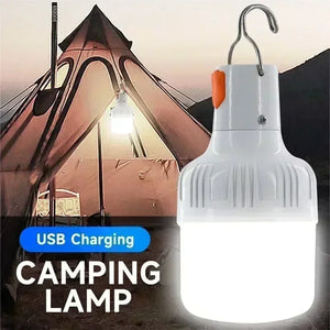 60W USB Rechargeable LED Emergency Lantern for Camping & Hiking