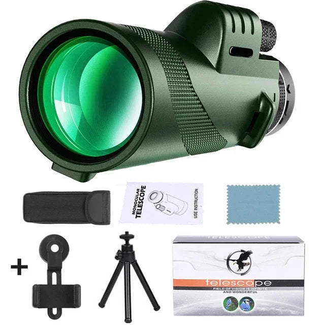 Portable Zoom HD 5000M Telescope - Compact, Powerful for Outdoor Use