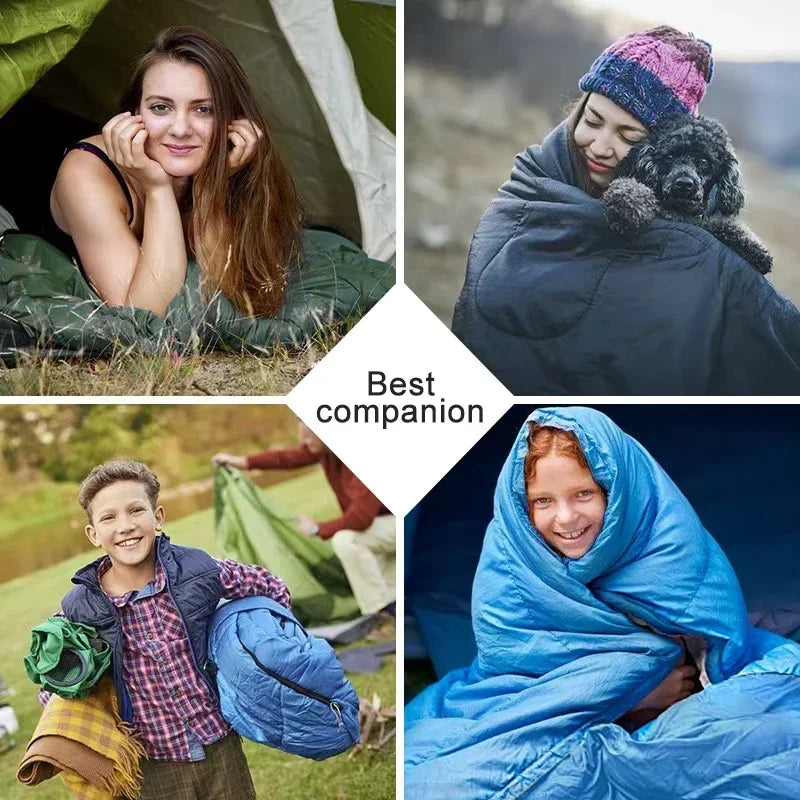 Ultralight Waterproof 4-Season Sleeping Bag for Camping & Hiking