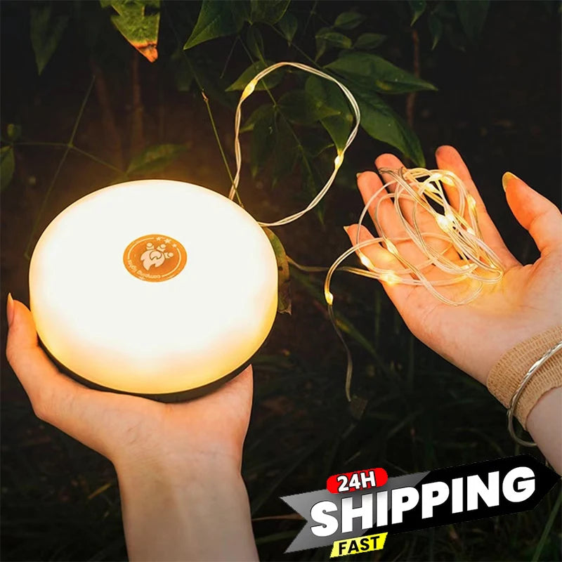 10M LED Camping Lamp Strip, Waterproof & Recyclable, Outdoor