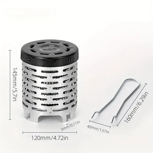 Mini Gas Heater Stove Portable Outdoor Camping Steel Warmer