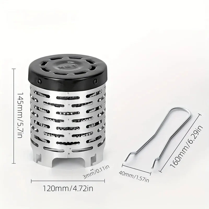 Mini Gas Heater Stove Portable Outdoor Camping Steel Warmer