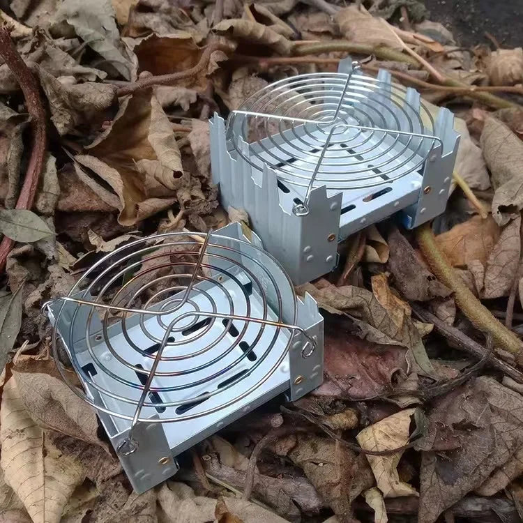 Compact Portable Alcohol Stove Burner for Outdoor Cooking, BBQ