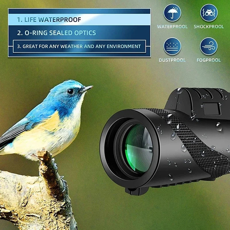 Portable Zoom HD 5000M Telescope - Compact, Powerful for Outdoor Use