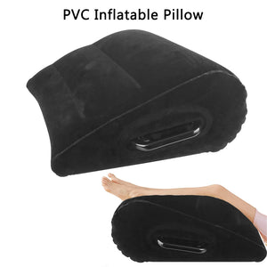 PVC Inflatable Wedge Knee Foot Pillow for Travel & Camping