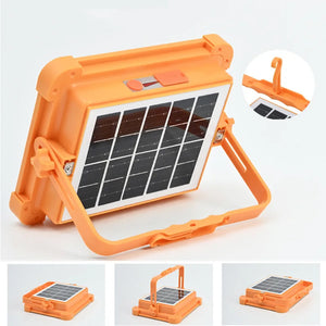 Solar LED Lantern, Rechargeable, Outdoor Camping Floodlight