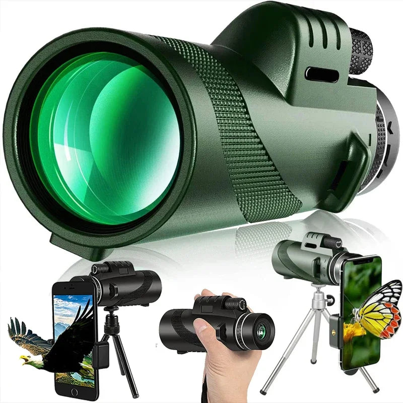 Portable Zoom HD 5000M Telescope - Compact, Powerful for Outdoor Use
