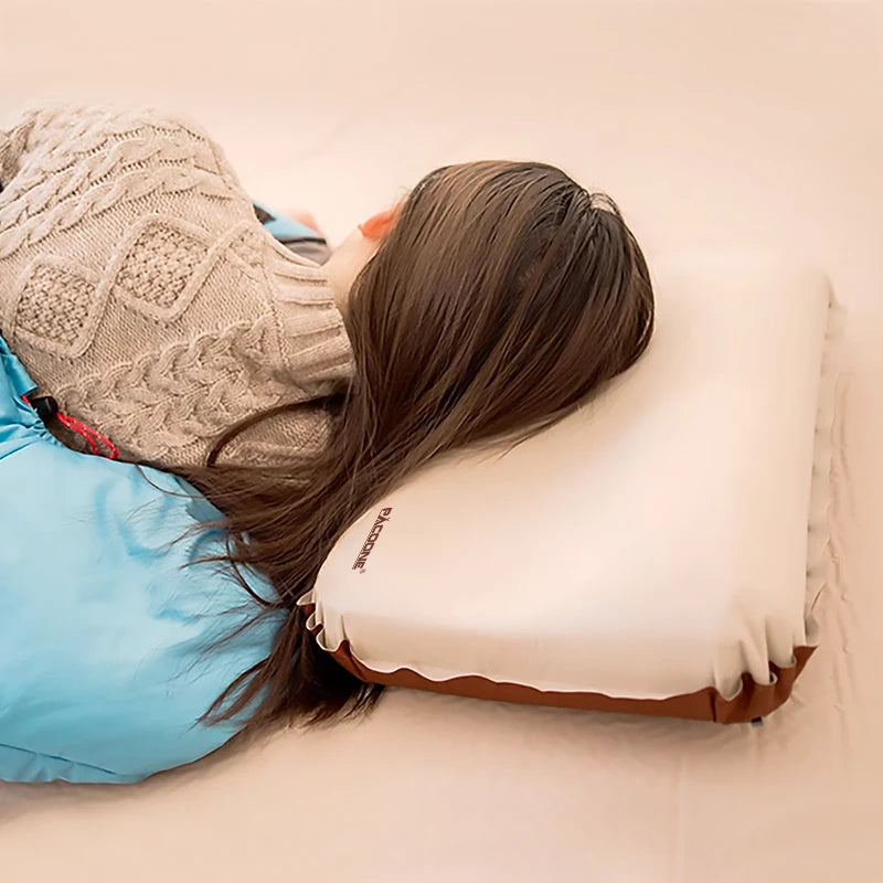 Self-Inflating 3D Camping Pillow Ultralight Outdoor Pillow