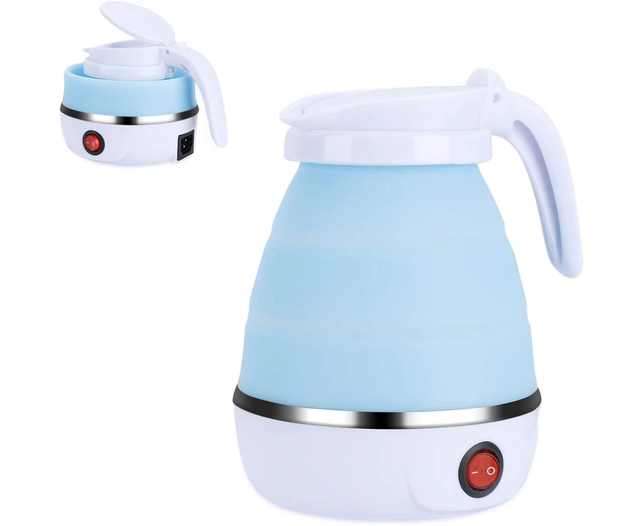 Camping Kettle Travel Kettle Foldable Kettle Silicone Kettle Stainless Steel Floor Outdoor Trekking Survival