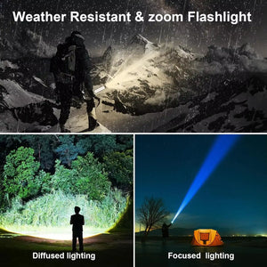 Rechargeable Waterproof Camping Lamp, 270° Rotatable