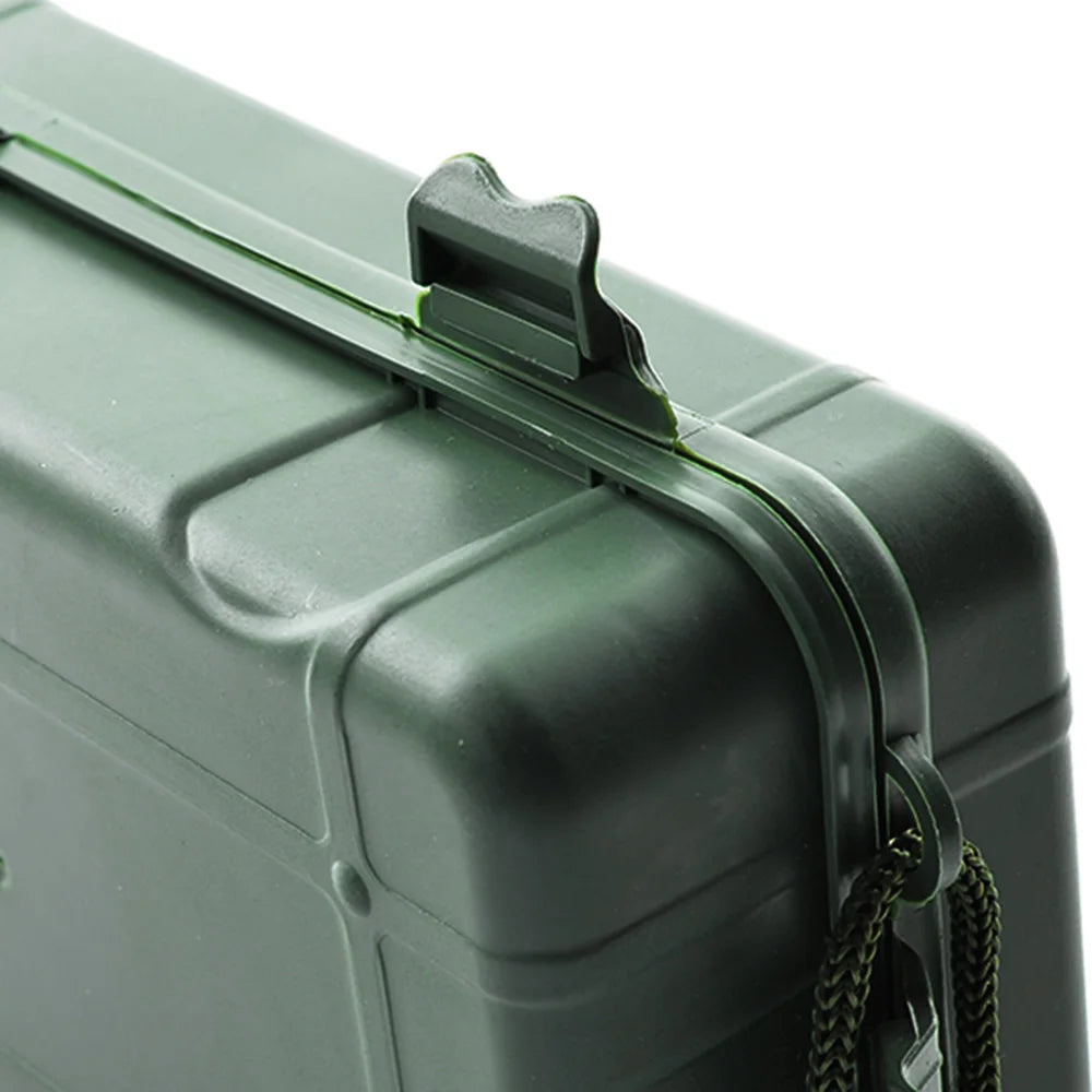 Portable Shockproof Outdoor Airtight Survival Storage Case Shockproof Camping Travel Container Carry Storage Box Size