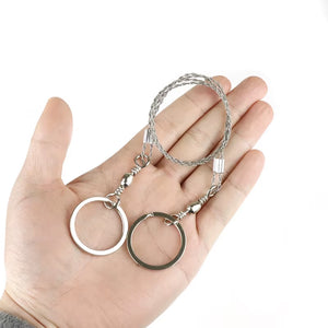 Manual Steel Rope Chain Saw - Portable Emergency Survival Tool
