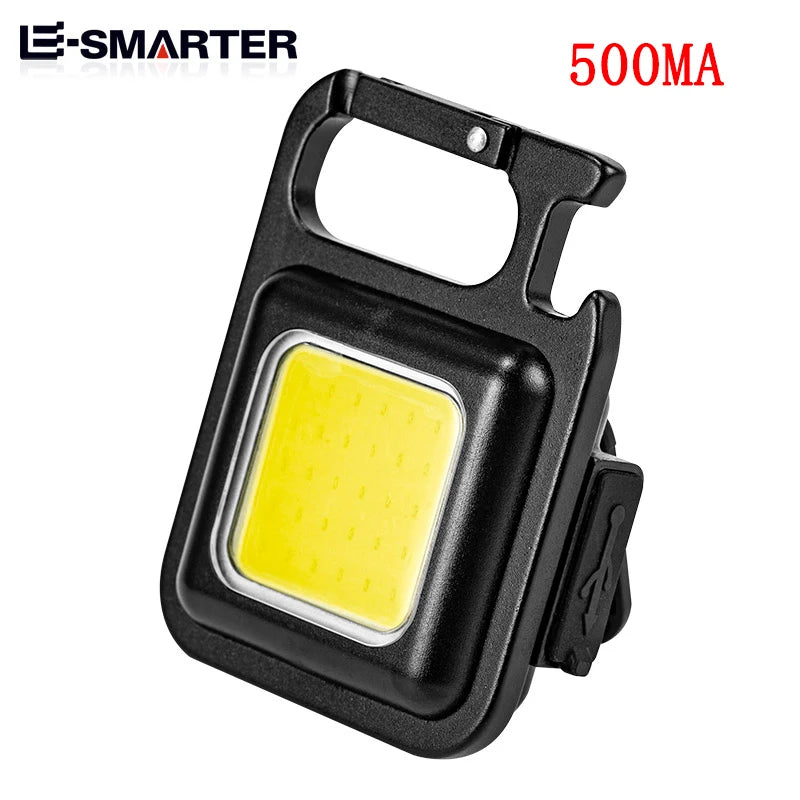 Flashlight Mini Keychain Lamp 4-Mode Waterproof EDC Torch