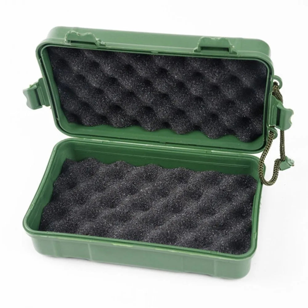 Portable Shockproof Outdoor Airtight Survival Storage Case Shockproof Camping Travel Container Carry Storage Box Size