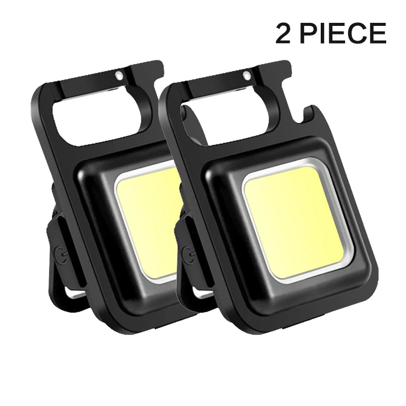 Flashlight Mini Keychain Lamp 4-Mode Waterproof EDC Torch