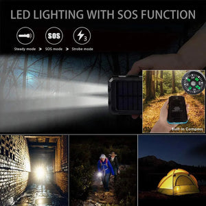 Outdoor Survival Camping Equipment Tool Portable Waterproof with LED Flashlights for Adventure