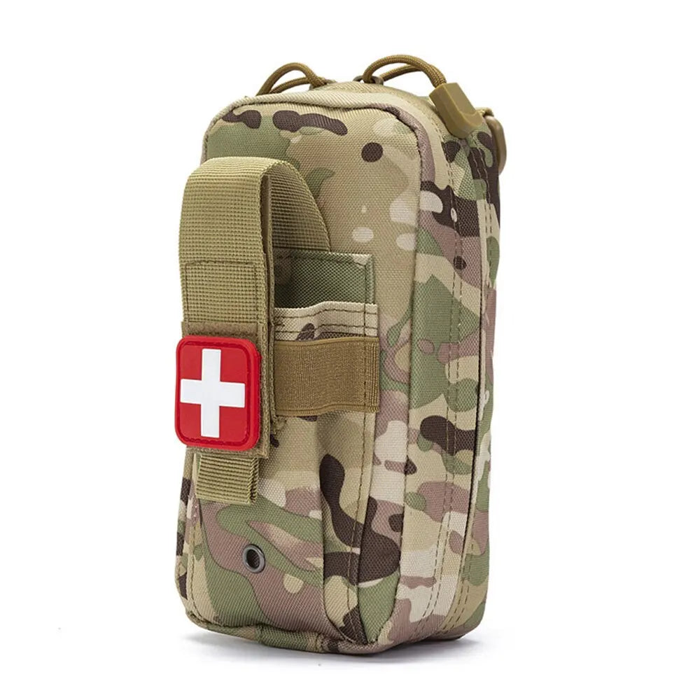 First Aid Kit Medical EDC Pouch Tactical Outdoor Medical Bag Tourniquet Scissors Waist Bag Tactical Survival Bag