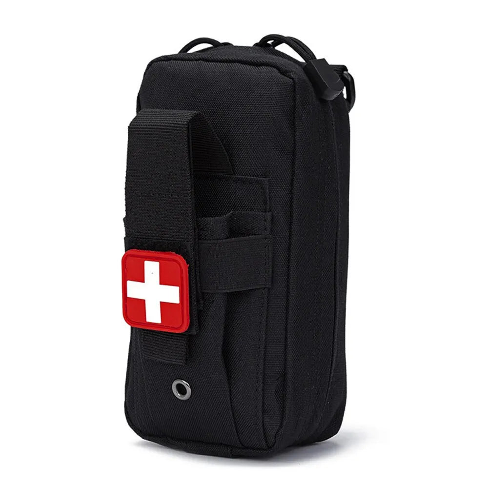 First Aid Kit Medical EDC Pouch Tactical Outdoor Medical Bag Tourniquet Scissors Waist Bag Tactical Survival Bag