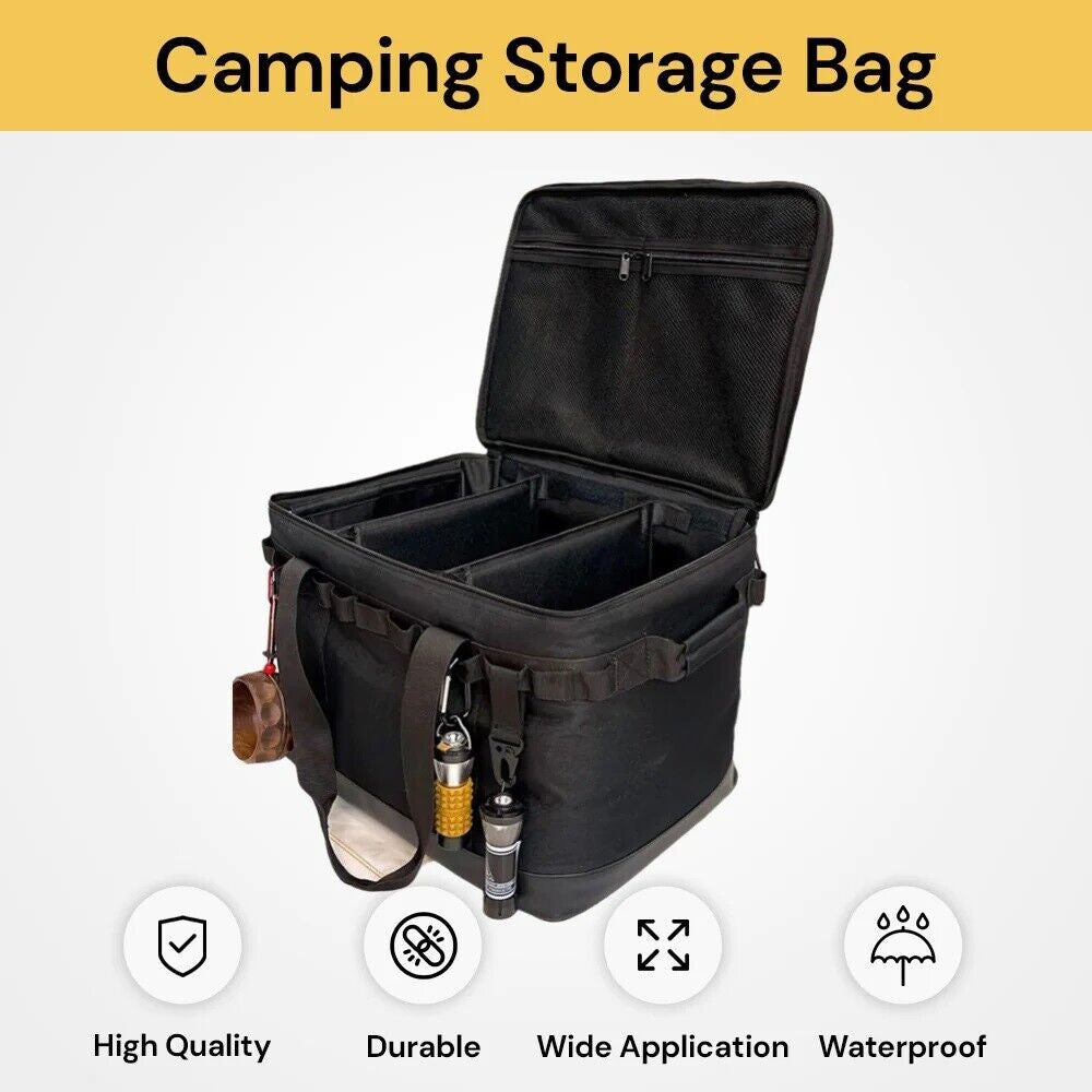 Outdoor Camping Storage Bags Large Lamp Tableware Meal Bag Camping Picnic Tool