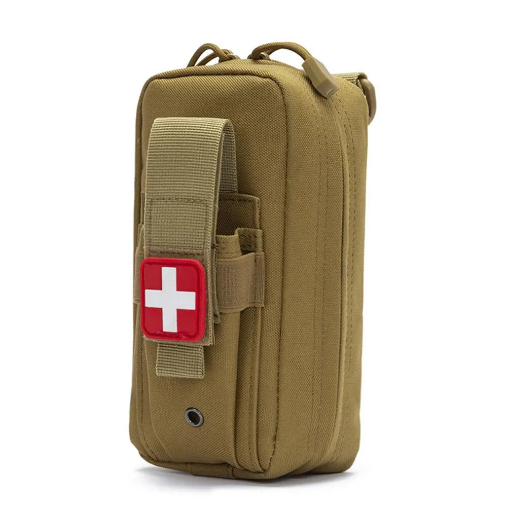 First Aid Kit Medical EDC Pouch Tactical Outdoor Medical Bag Tourniquet Scissors Waist Bag Tactical Survival Bag