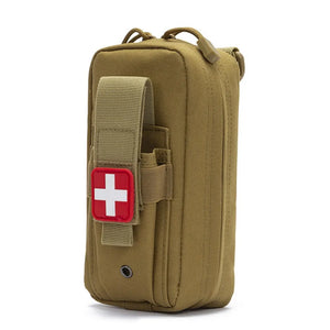 First Aid Kit Medical EDC Pouch Tactical Outdoor Medical Bag Tourniquet Scissors Waist Bag Tactical Survival Bag